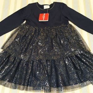 Hanna Andersson NWT Girls Dress Navy Tulle Twirl